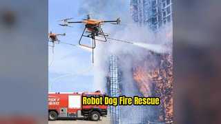 Robothond voor brandreddingsmissies