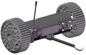 Single reconnaissance robot