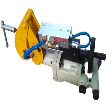 Pneumatic rail drill