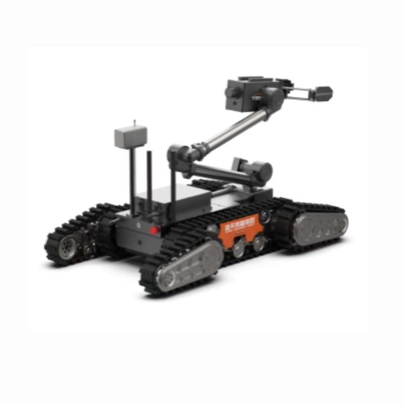 Medium-Sized Bomb Disposal Robot with 6-Degree-of-Freedom Robotic Arm 55KG Maximum Lifting Weight and 35° Climbing Ability