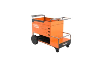 Light weight Mobile Compressed Air Foam System driven by an independent gasoline engine