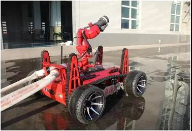 De Monitorfunctie van de brandbestrijdingsrobot: de wijzeschakelaar van nevel/jet, spruit/de omschakeling van de staafhoek, schommelingsfunctie