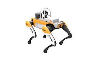 Elektrische inspectie viervoetige robothond (puppy + zelforganiserend netwerk + lasernavigatie + industriële besturingscomputer + dubbele optische pan-tilt)